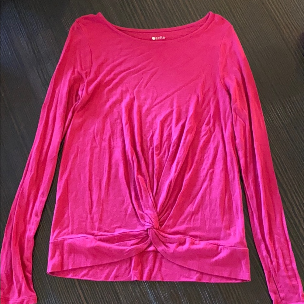 Zella girls long sleeve jersey tee